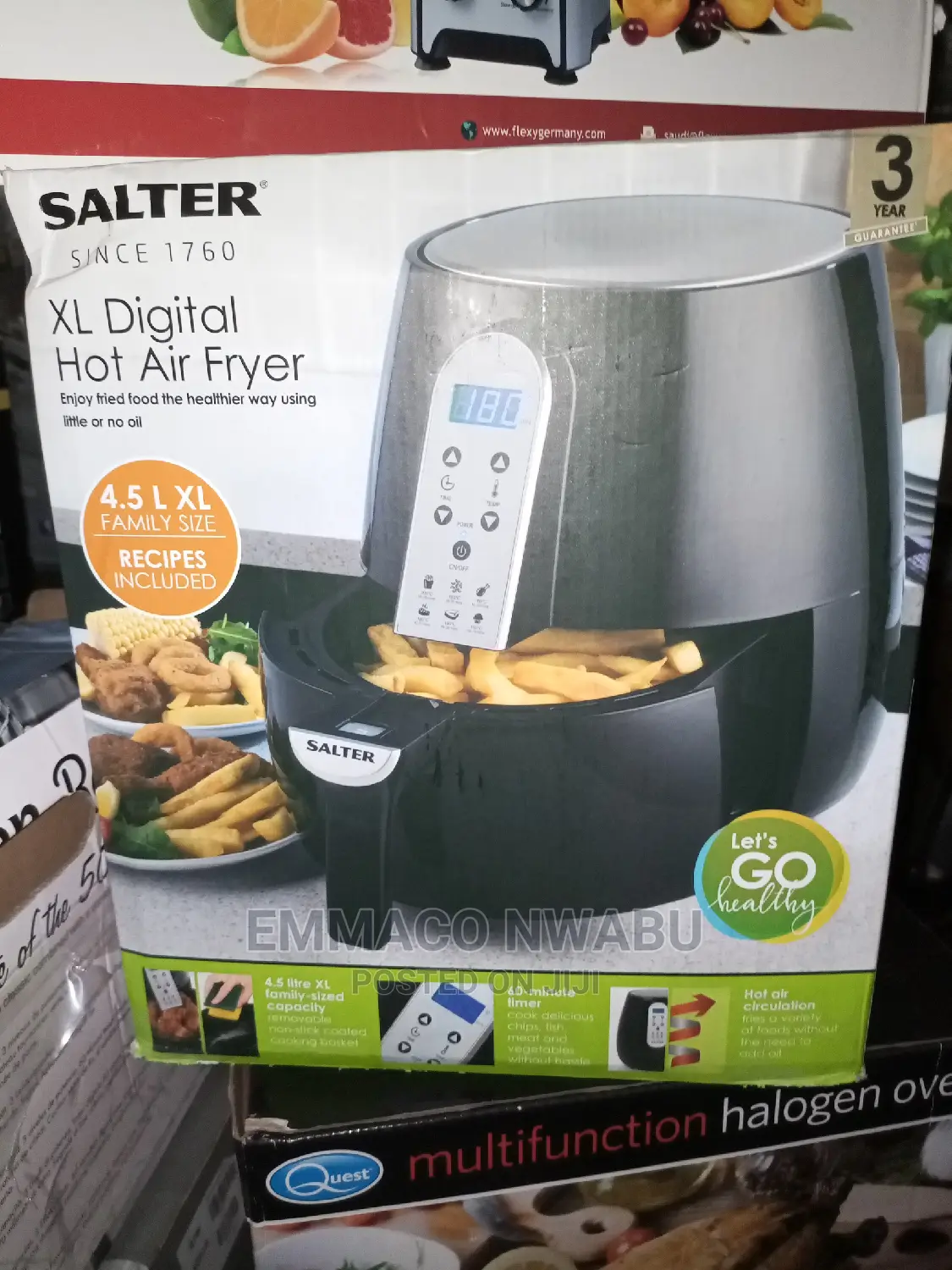 Salter Digital Healthy Airfryer 4.5litres.