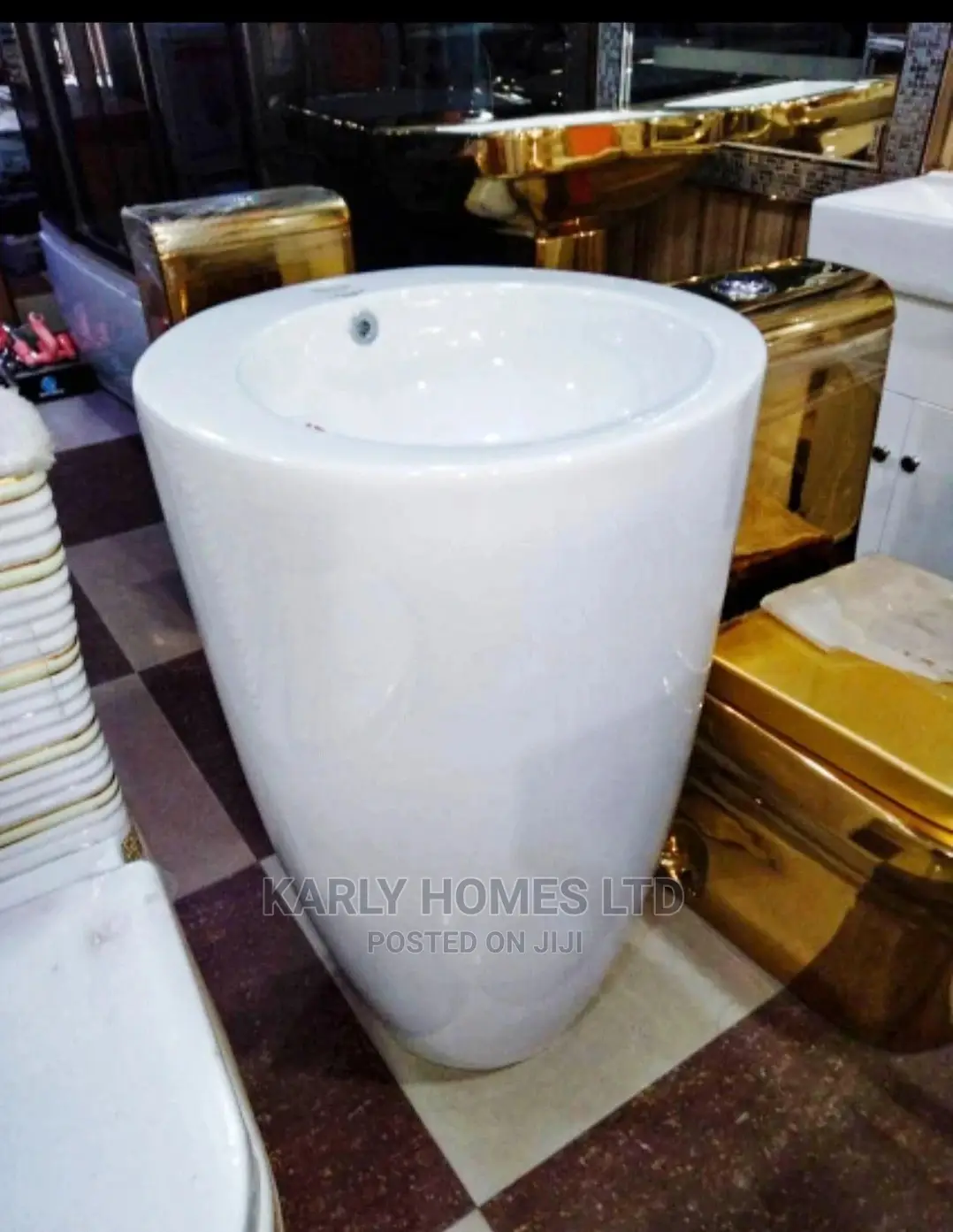 Free Standing Pedestal Basin