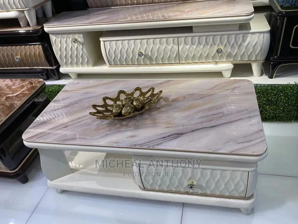 Complete Set of Television Stand With the Center Table