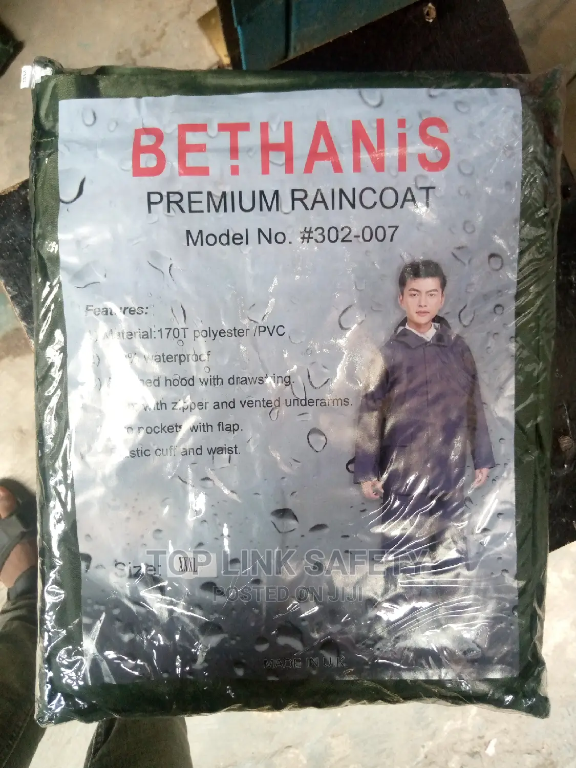 Original Grown Rain Coat U.K Different Sizes
