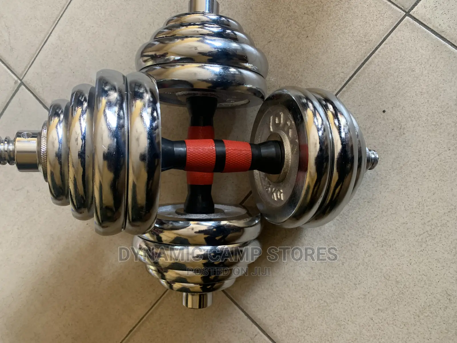 30kg Dumbell With Case And Rod