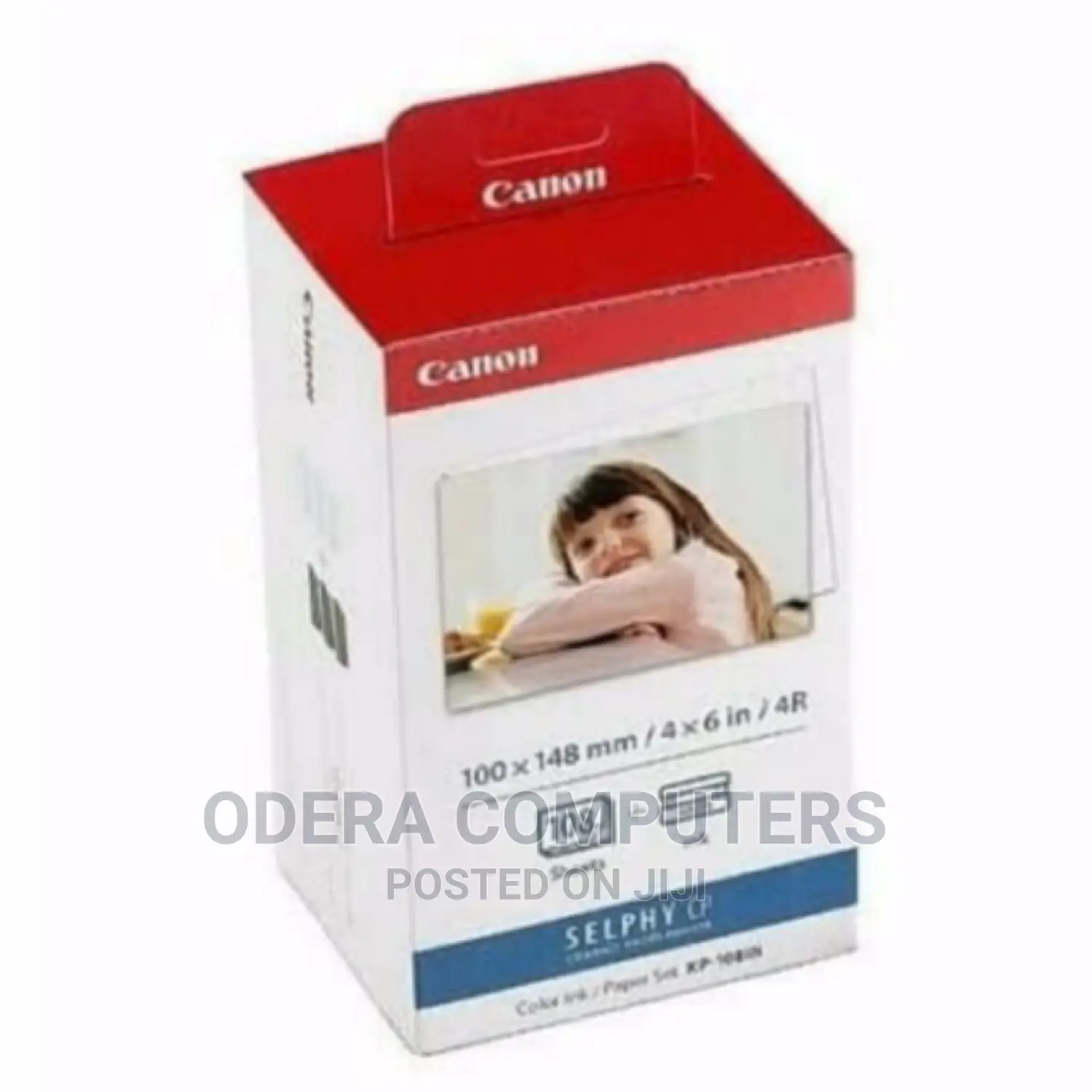 Canon Selphy Colour Ribbon Ink/Photo Paper Set - Kp-108in