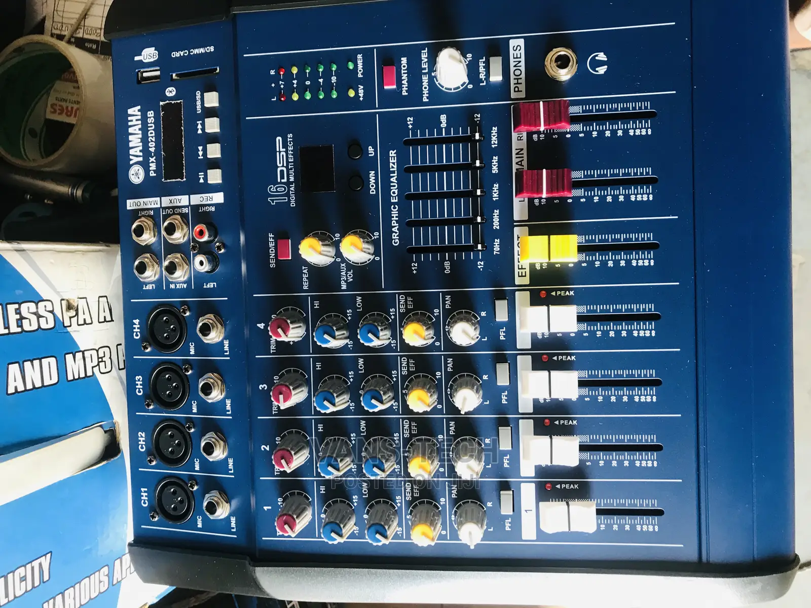4channel Powered Mixer Amplifier