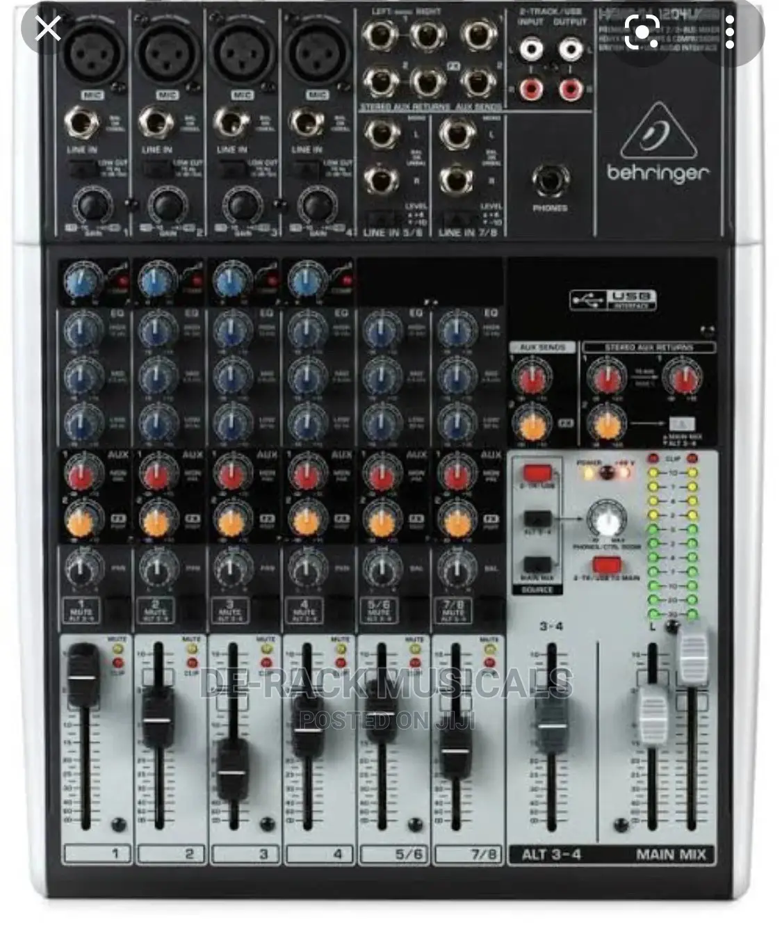 The Professional Yenyx 1204 USB Music Mixer