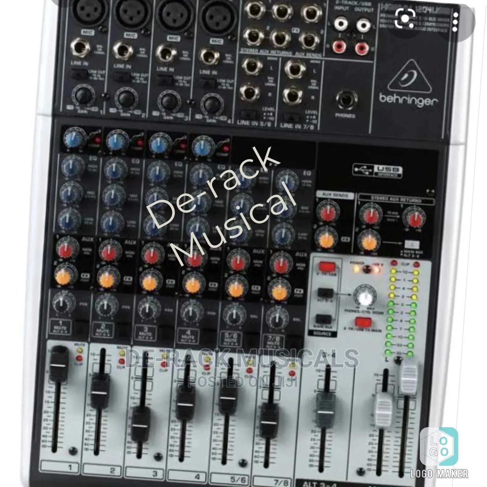 The Professional Yenyx 1204 USB Music Mixer