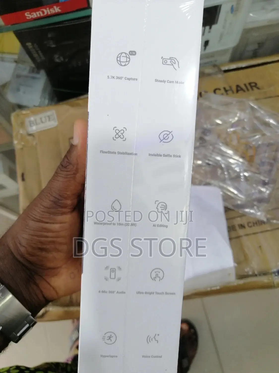 Insta 360 One X2 Waterproof 360 Degree Action Touch Screen