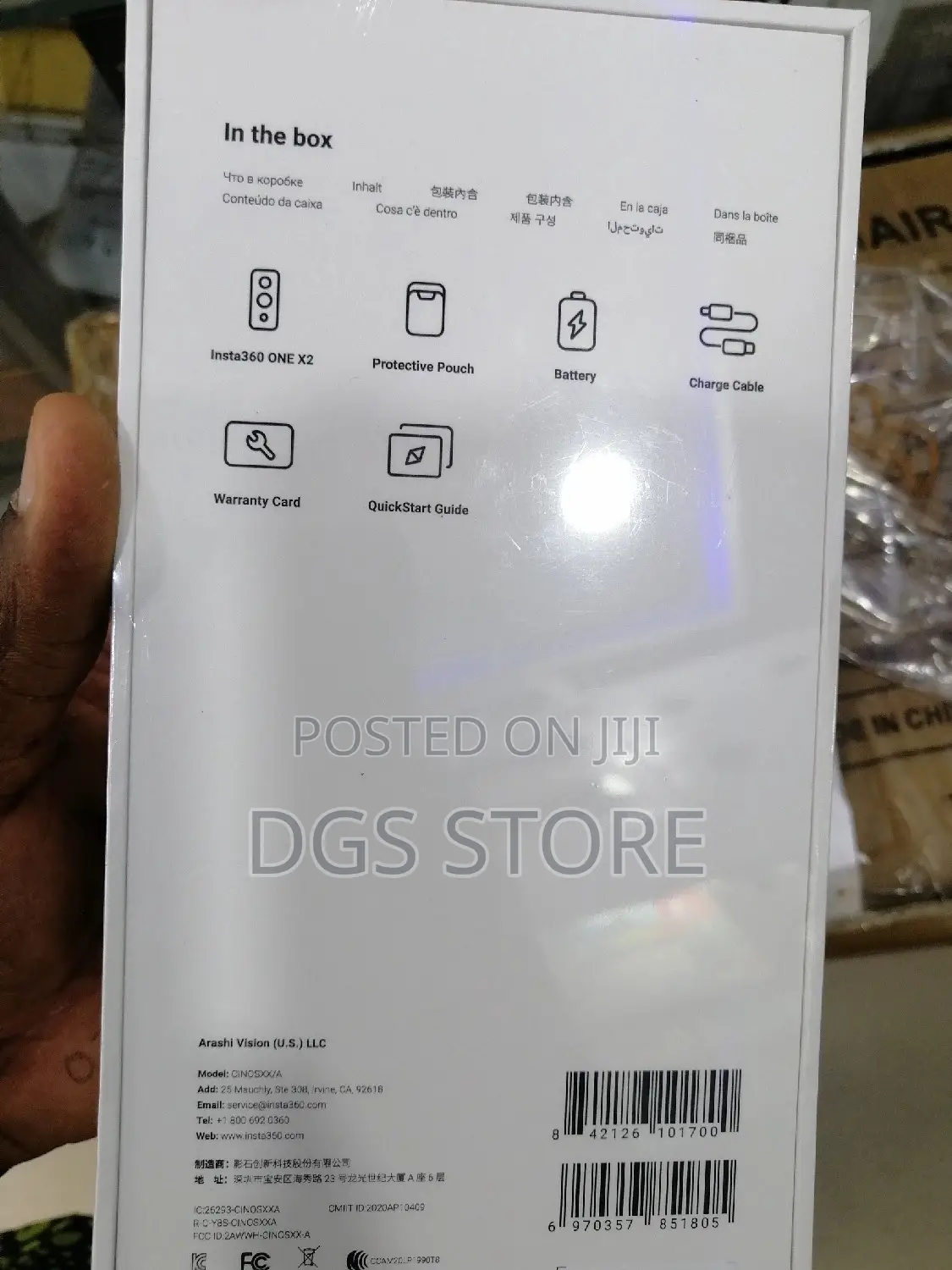 Insta 360 One X2 Waterproof 360 Degree Action Touch Screen