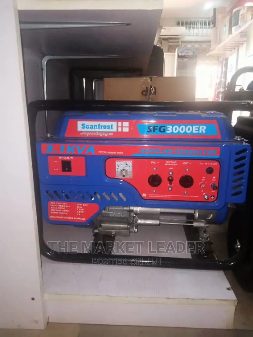 Scanfrost Generator Sfg3000er 2.50kw/3.1kva