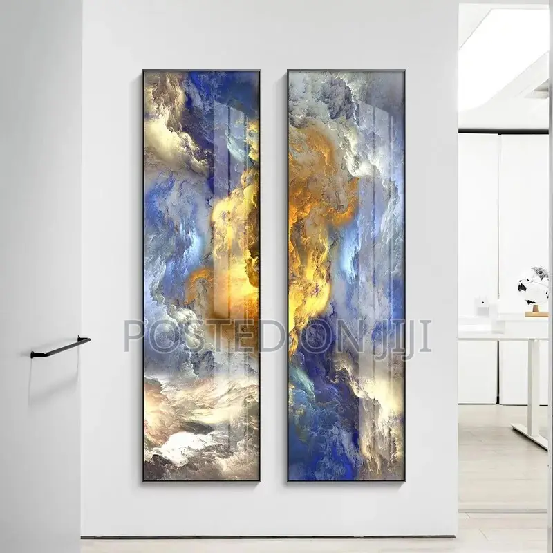 Bstract Landscape Sky Colorful Clouds Canvas