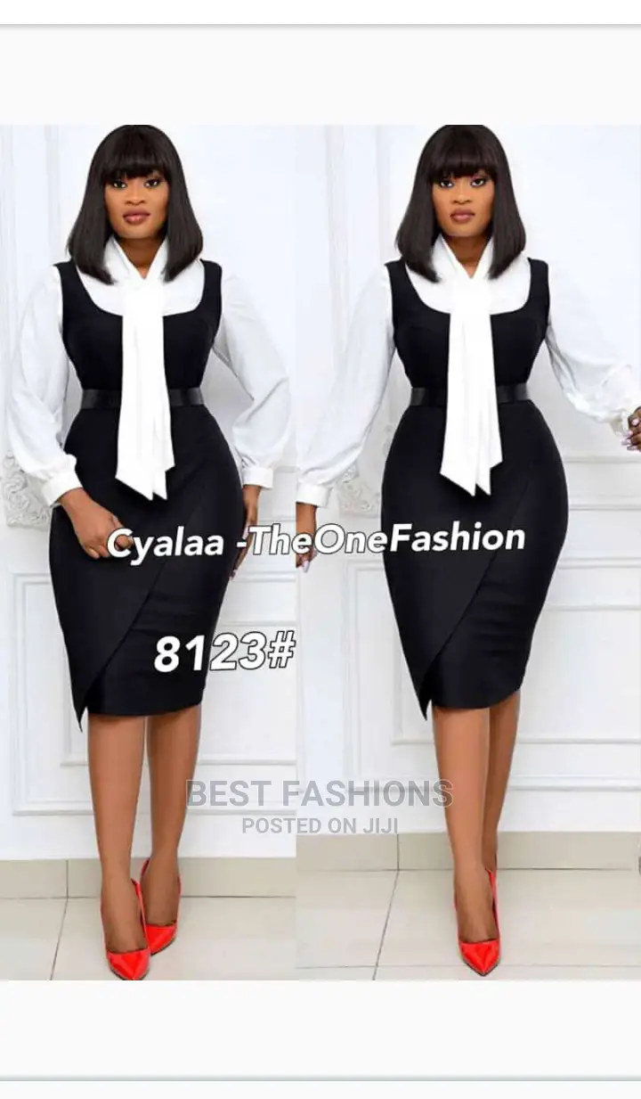 Ladies Formal 2 Piece Black Dress