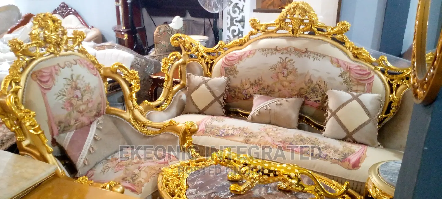 One Set of Royal Turkey Sofa Chair 7-Seater One Centre Table