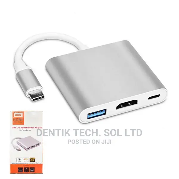 Type-C Hdmi Multiport Adapter With Usb3.0 Type-C Charging