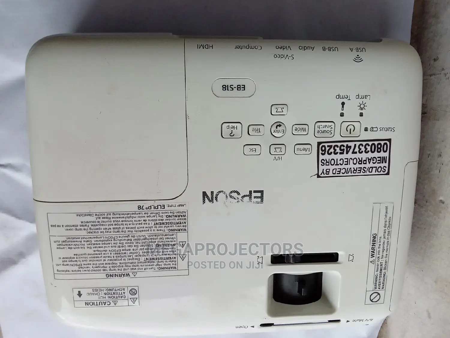 Very Clean Epson EB-S18 Projector Is Available for Sale