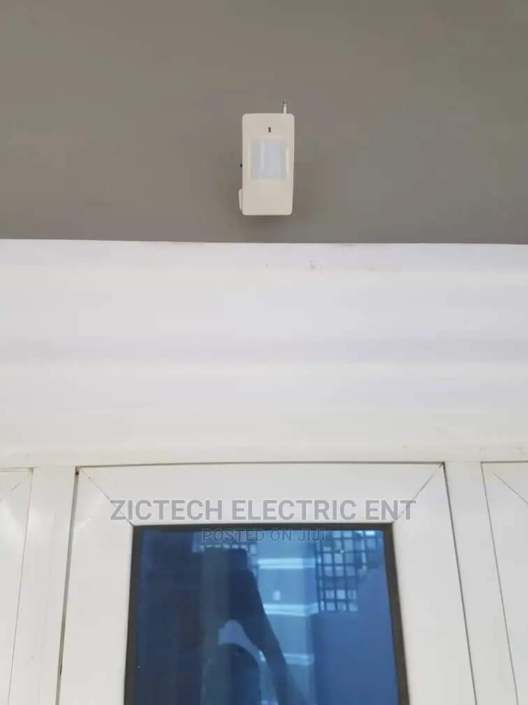 Burglar Alarm System With Motion Detectors