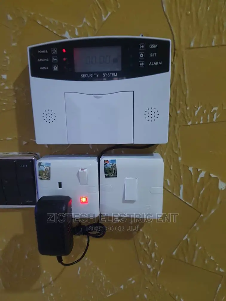 Burglar Alarm System With Motion Detectors