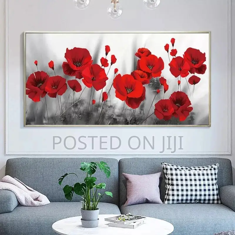 Fashion Flowers Poster Print Wall Art Canvas Painting