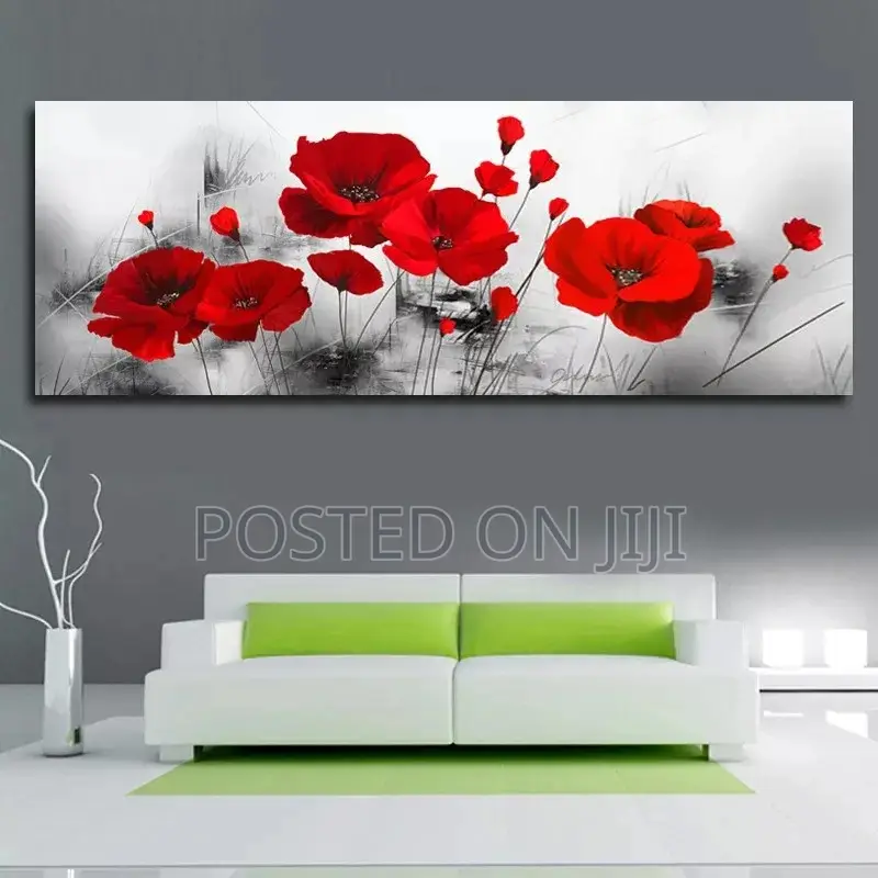 Fashion Flowers Poster Print Wall Art Canvas Painting