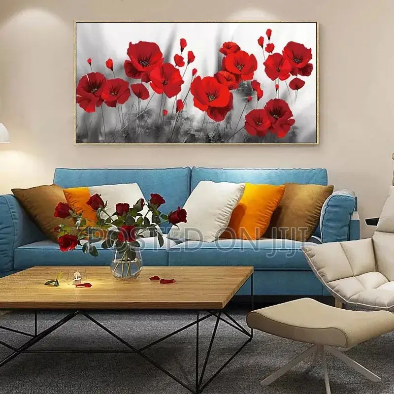Fashion Flowers Poster Print Wall Art Canvas Painting