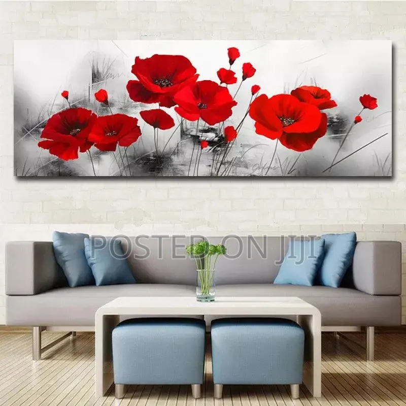 Fashion Flowers Poster Print Wall Art Canvas Painting