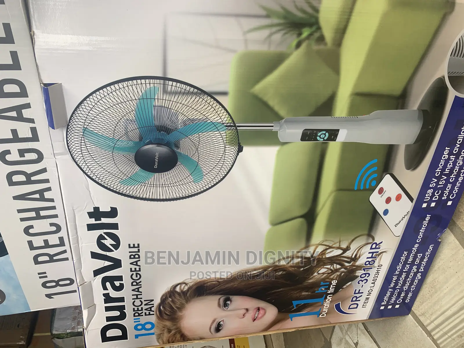 Rechargeable Standing Fan