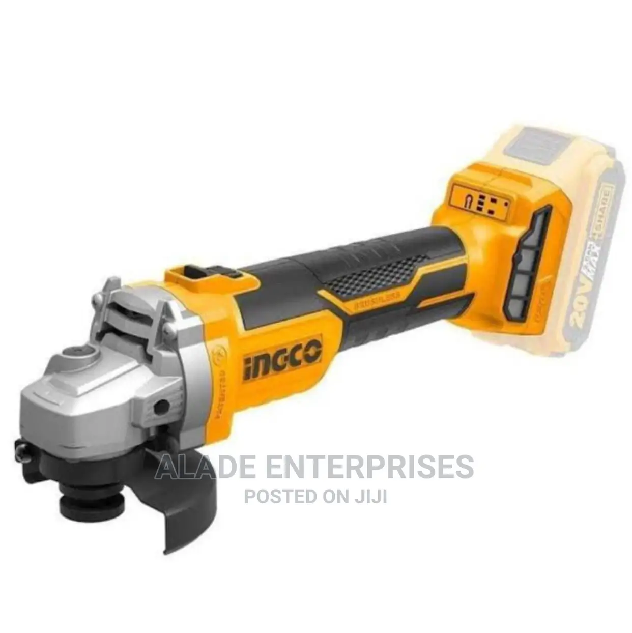 Ingco Cordless Angle Grinder 41⁄2" With Battery and Charger