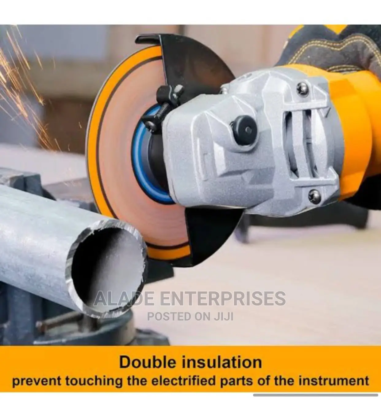 Ingco Cordless Angle Grinder 41⁄2" With Battery and Charger