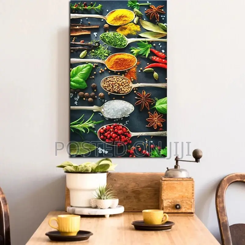 Kitchen Wall Art Vegetables And Meat Poster Printing