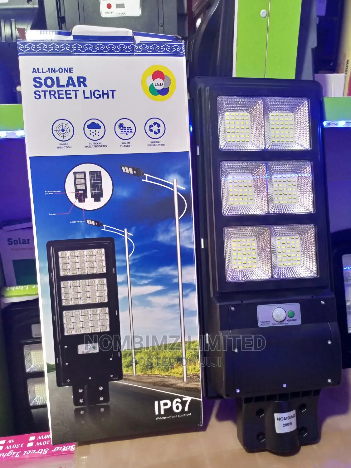 300w All in One Solar Street Light