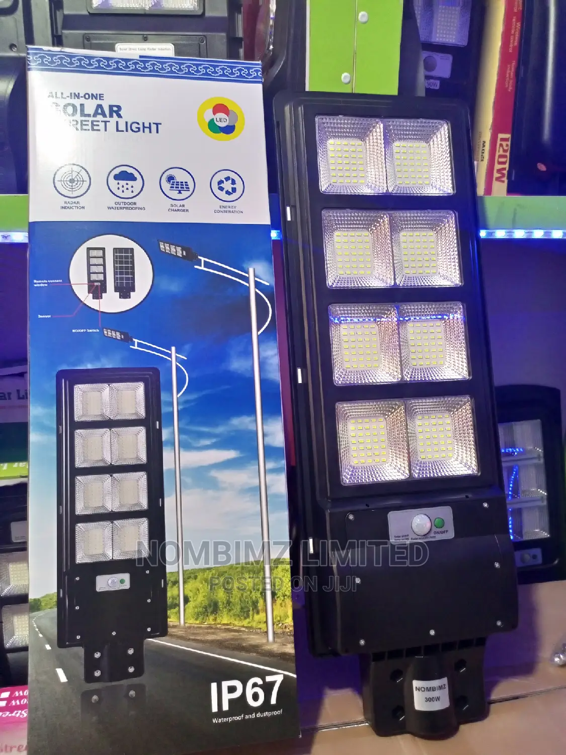 Nombimz All in One Solar Street Light 300w