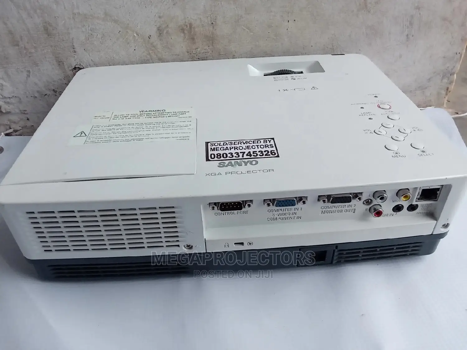 Whitish Sanyo Projector