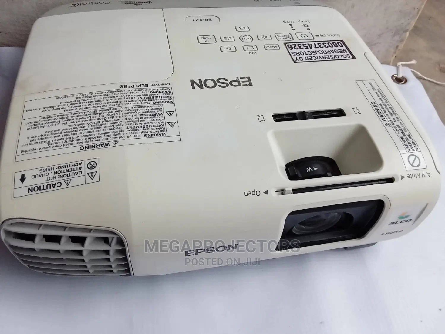 Nice and Clean Fairly Used Epson Projector for Your Office.