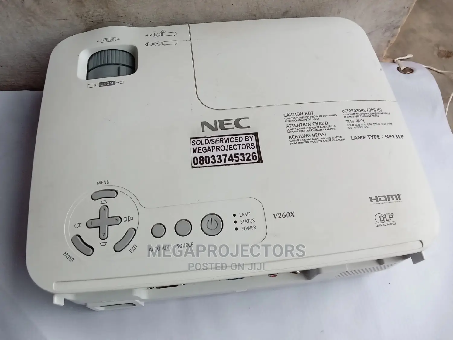 Cool and Neat Easy to Use Nec Projector Affordable Price