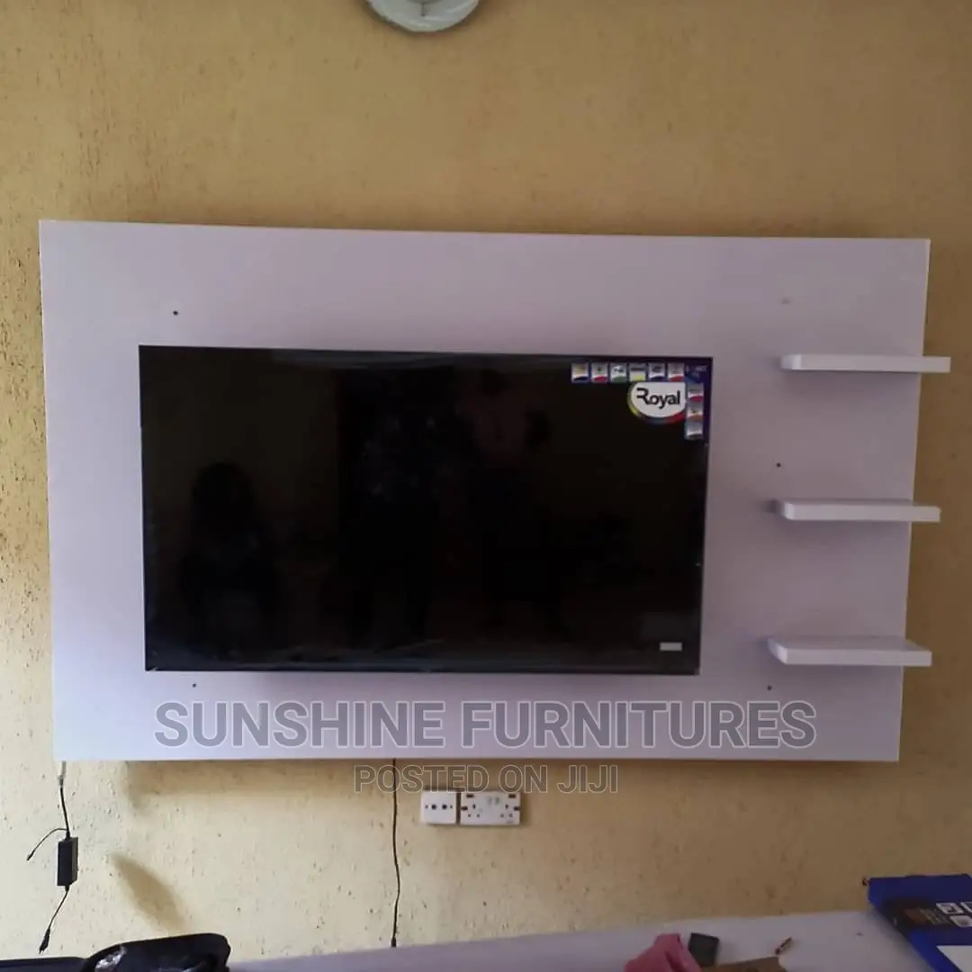 Modern Tv Console With Led Light.