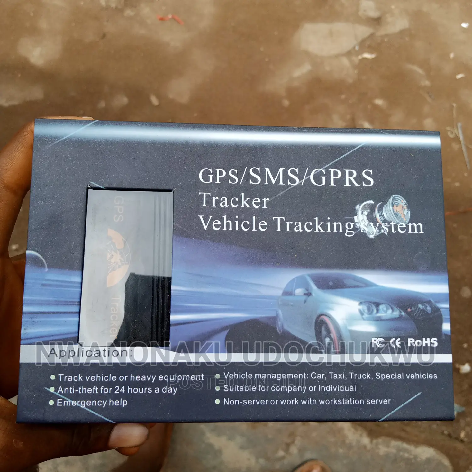 GPS/SMS/GPRS Tracker Tk103a Vehicle Car Realtime Tracking