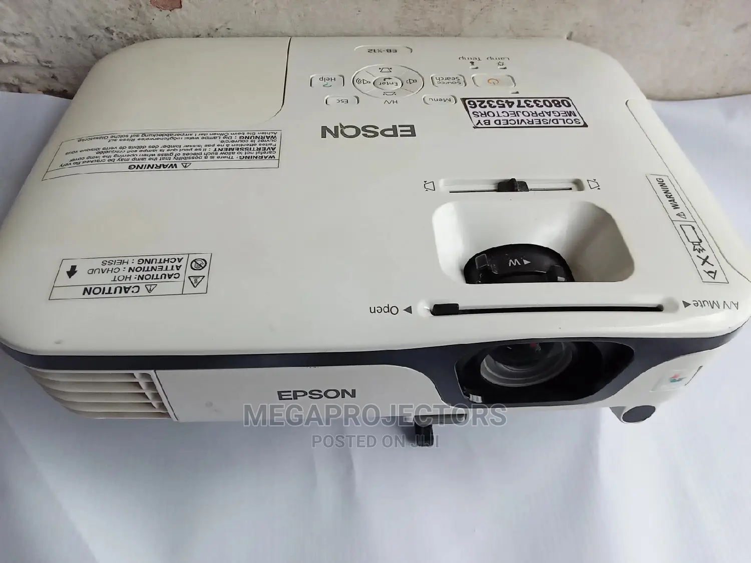 Cool Epson EB-X12 Projector With Wide Image for Sale