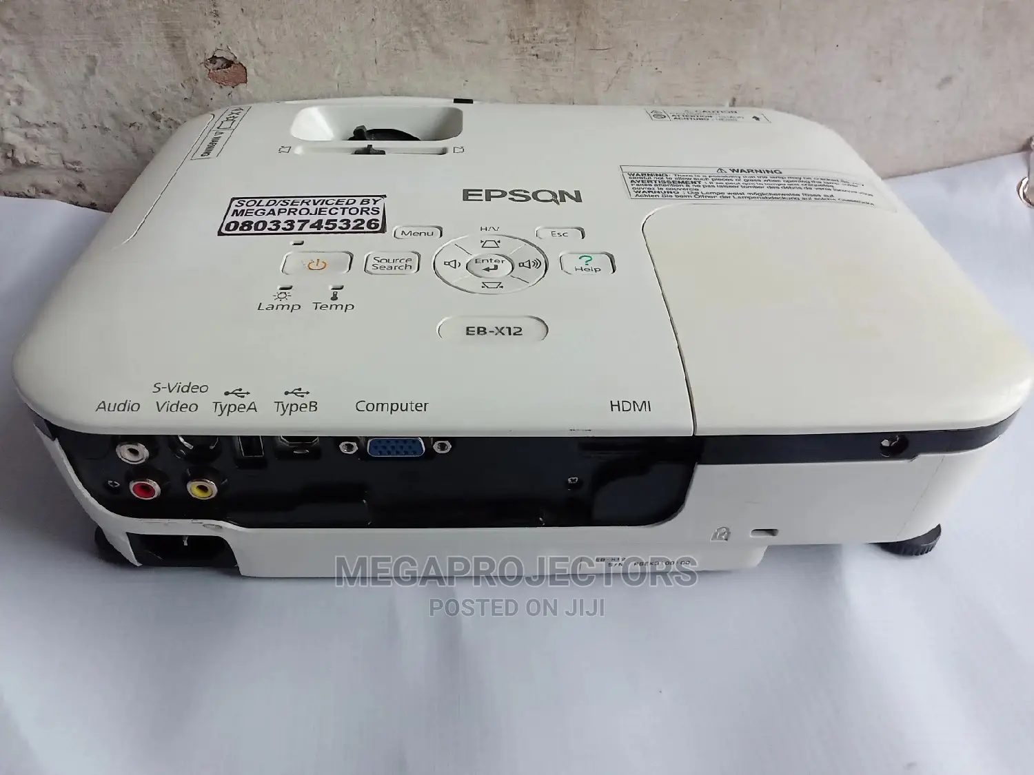 Cool Epson EB-X12 Projector With Wide Image for Sale