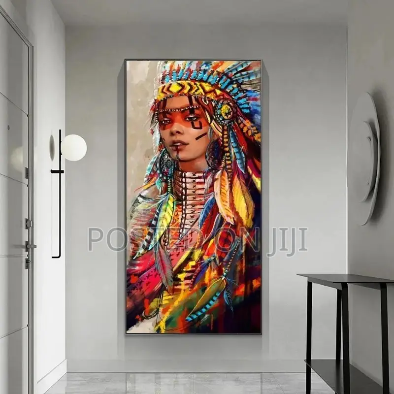 Native Woman Canvas Paintings