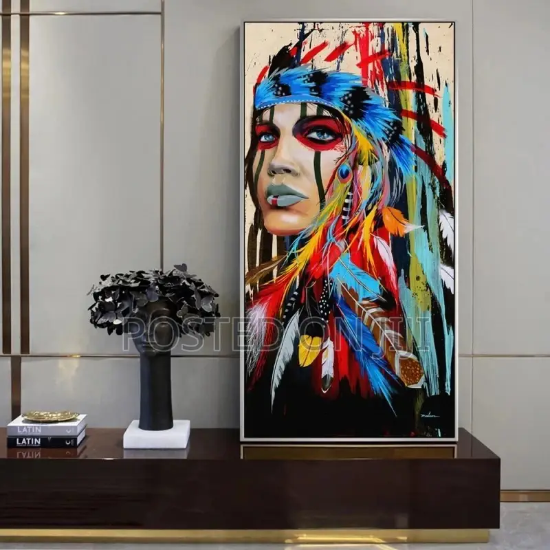 Native Woman Canvas Paintings