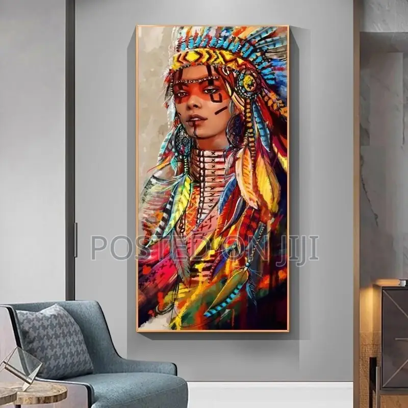 Native Woman Canvas Paintings