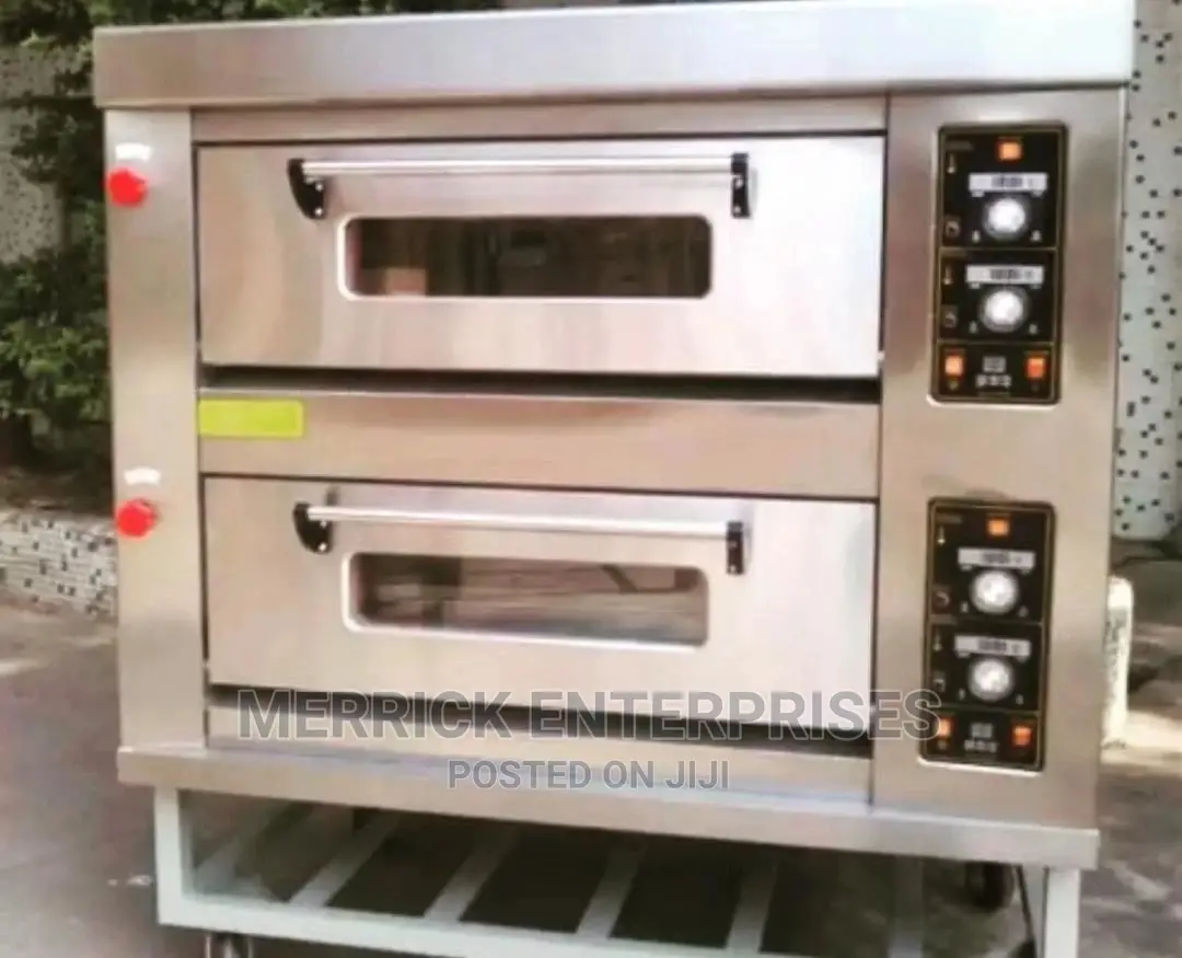 New Double Deck Industrial Oven 4trays
