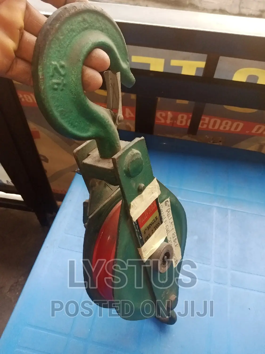 6" Pulley Block Single, Swl 2tons