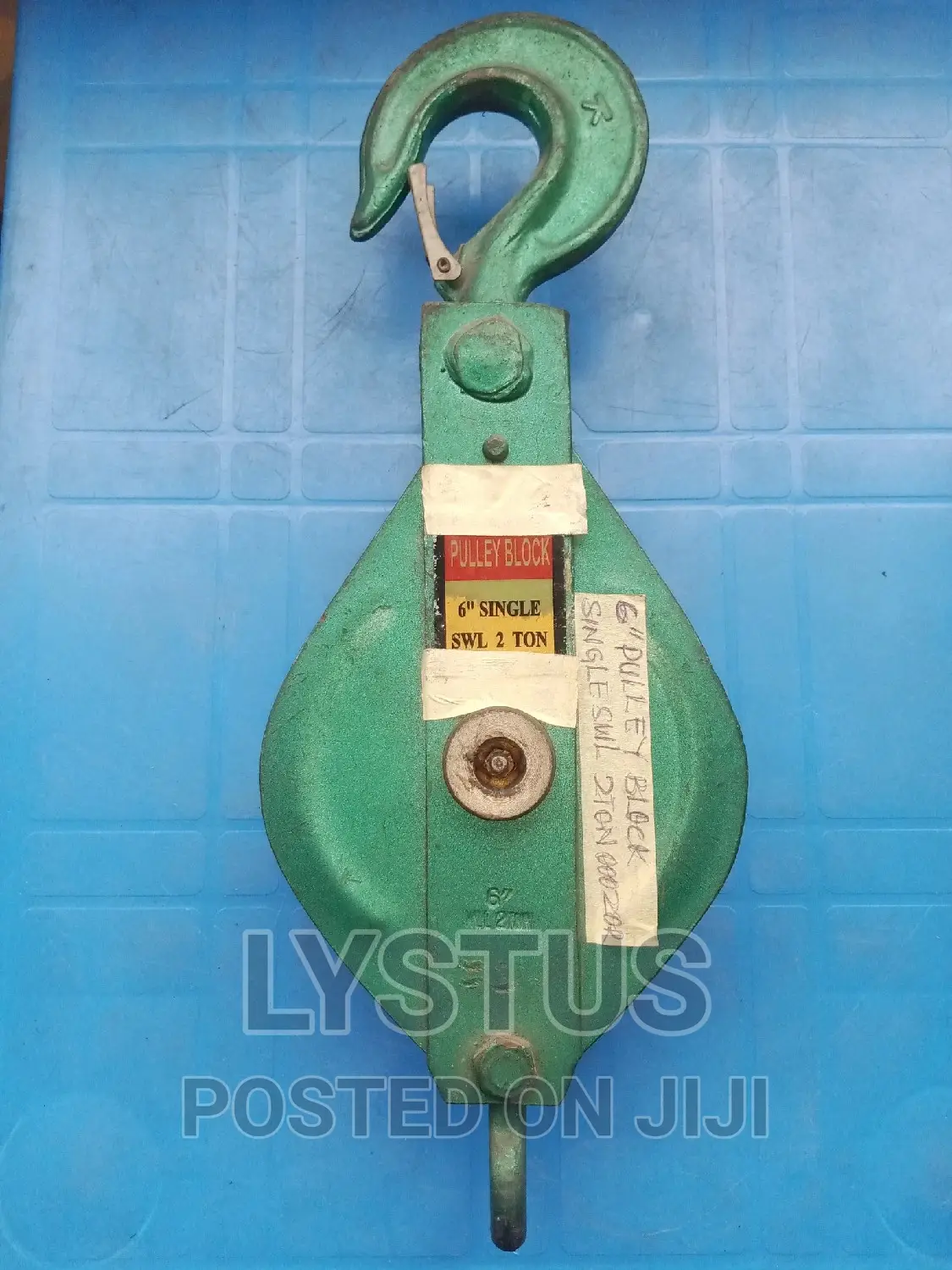 6" Pulley Block Single, Swl 2tons