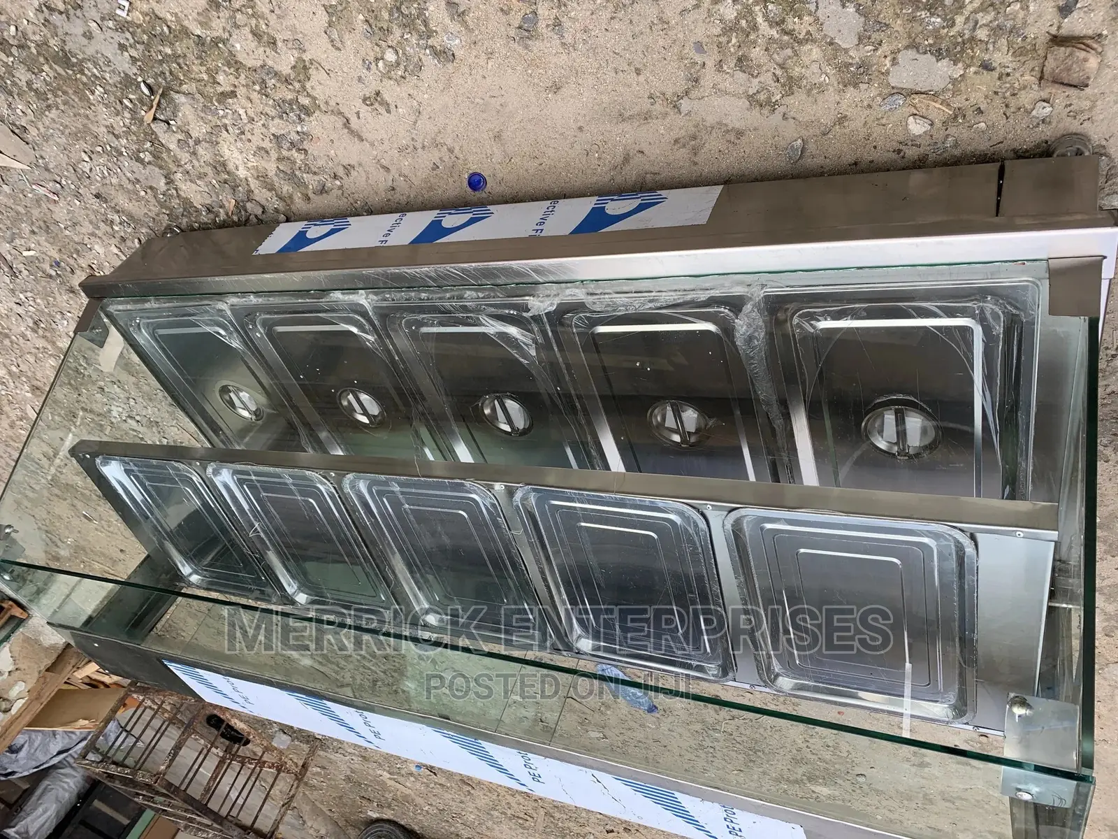10plate Food Warmer Full Steel