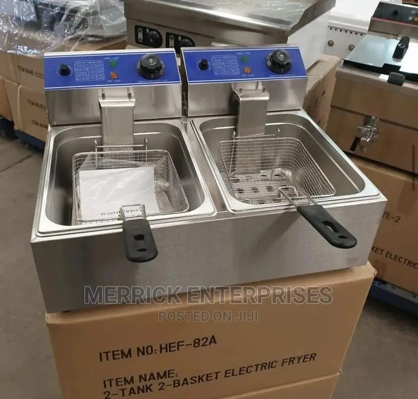 Double Basket Deep Fryer (2 Basket) With Tap