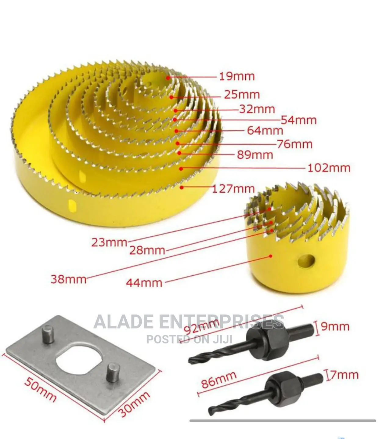 16pcs Hole Saw Set for Normal Wood, Drywall, PVC Etc