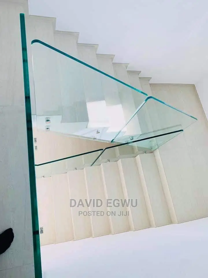 Glass Staircase and Balcony Rail