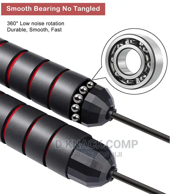 Exercise Jump Skipping Rope With Ball Bearings Rapid Speed