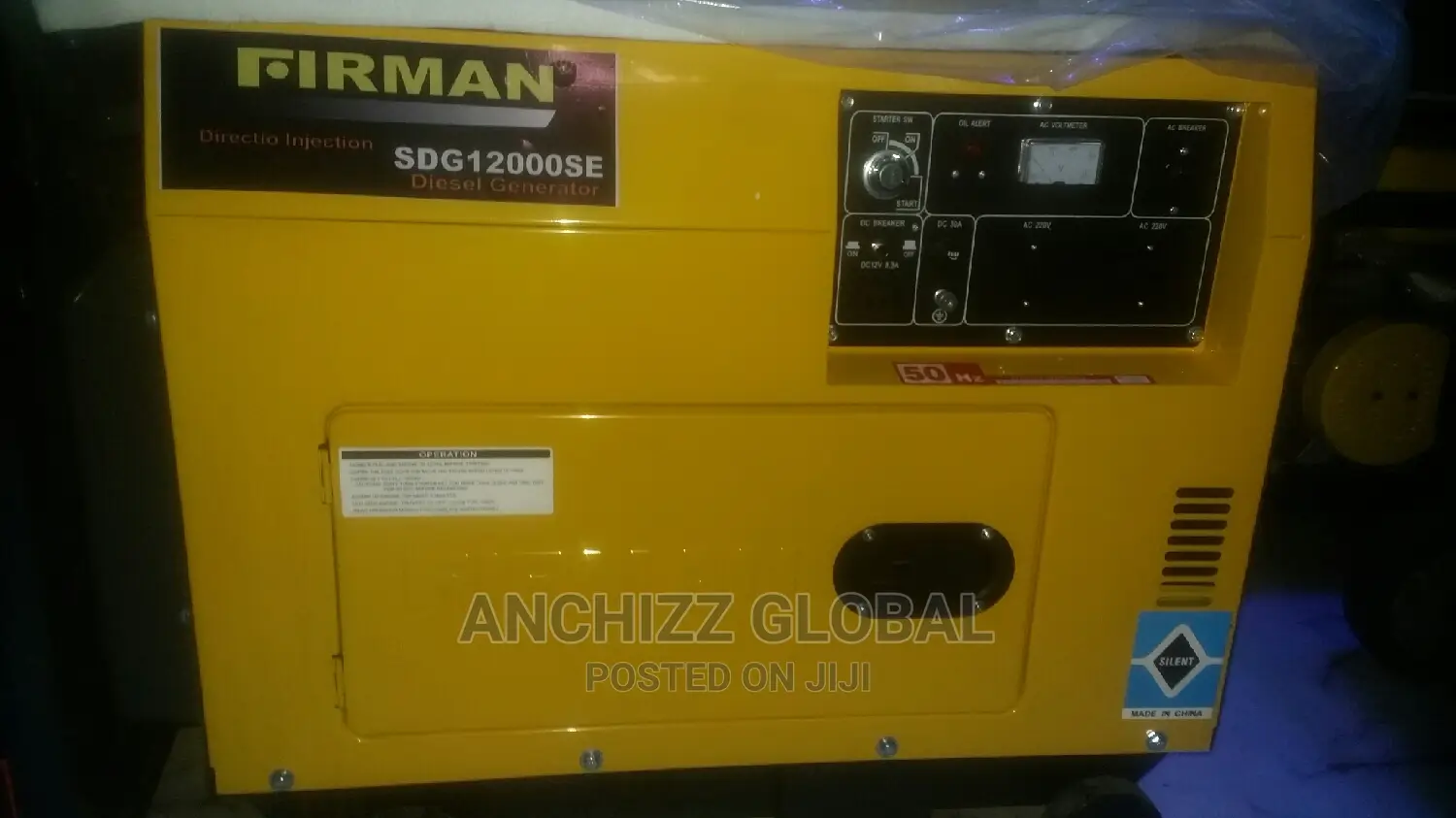12.5kva Soundproof Firman Generator With 100% Copper Coil