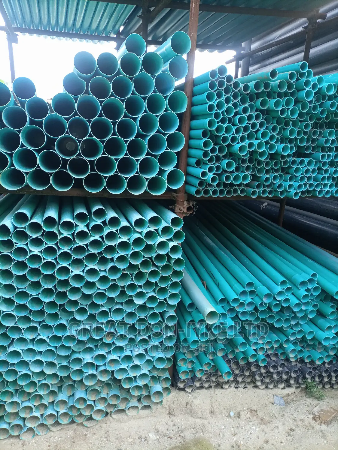 PVC Plumbing Pipes and Materials.