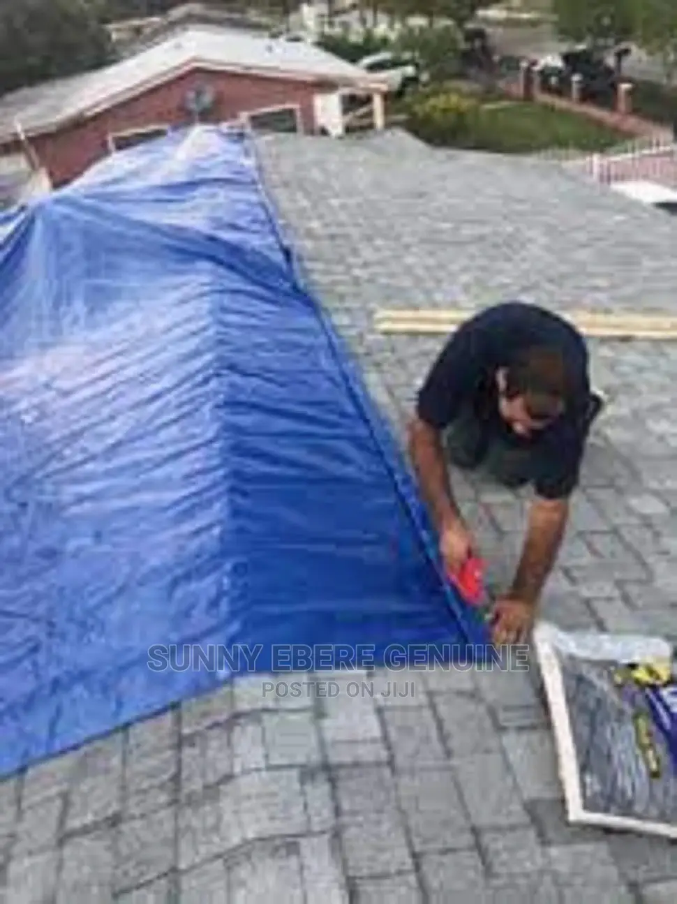 PVC Tarps Heavy-Duty Protection for Leaky Leaking Roofs And